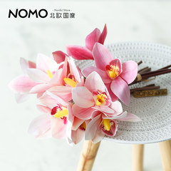 The Nordic country grove Cymbidium hand tied bouquet flowers flowers table decoration living room simulation silk flowers