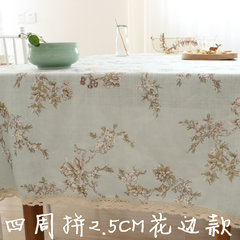 French Japanese cotton flower Magnolia elegant dining table table desk desk cover towels table cloth bag mail Four weeks 2.5CM lace Customized do not change, take the change