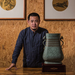 Wang Chuanbin Chen Xiaobo to create a G20 summit auspicious vase ornaments of high-end gifts
