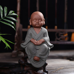 Four little monk Yixing pottery sand monk tea tea tea ceremony creative play pet ornaments accessories collocation shipping carving A little monk