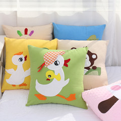 A special offer of cotton embroidered cartoon foreign end of a single thin children lovely pillow pillowcase by mail package 40X40cm by pillow case The core is purchased separately and not mailed