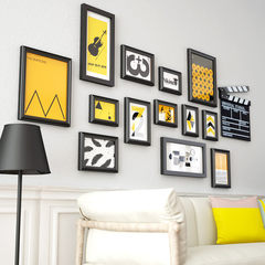 European style photo wall, living room frame, creative combination hanging, bedroom wall picture frame, wall hanging wall, photo wall decoration The black box [core] 9204 Crewe painting