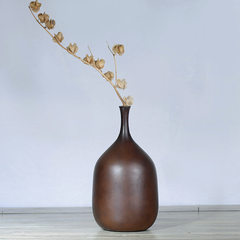 Thailand arts and crafts Wood Vase ornaments southeast original creative decorations wood color Wood Vase