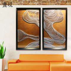 Picturesque living room decoration paintings soft outfit Abstract solid modeling of object painting creative features corridor wall decoration 70*120 Other types Oil film laminating + low reflective organic glass