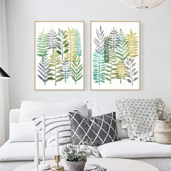 Wall frogs, small clean murals, Nordic hanging paintings, living room decoration paintings, meter box shielding painting, sofa background double painting Outline size: 62cm*92cm Fabric painting frame: black fine frame Single price, please count by number