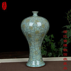 Chen Shaoqing vase, ceramic decorated flower, beauty drunk creative vase, Zhejiang Museum collection with the same package