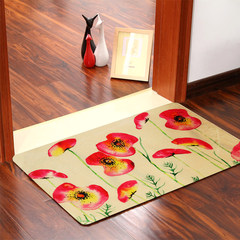Lovely cartoon door mat, mattress, kitchen, bathroom, doormat, long strip, antiskid, absorbent bedroom carpet, 40*60CM [Clivia]