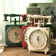 Do the old wall clock retro process for multi scene creative life style wall clock telephone 16 inches