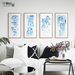 Thousand pictures like living room decorative painting art sofa background multi entrance mural paintings of Liu Gang Taihu stone 60*60 Other types Oil film laminating + low reflective organic glass