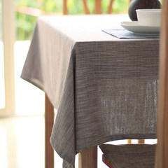 Japanese suits tablecloths simple linen cloth cotton cloth art color table cloth desk cloth cloth Plain gray 80*80cm