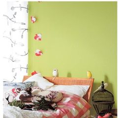 Imported Japanese wallpaper purchase fruit green color wallpaper wall background children's room 3371 Three thousand three hundred and seventy-three Wallpaper only