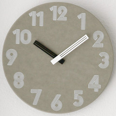 Mandelda creative clock living room modern minimalist fashion watch mute round rural Nordic personality Watch 10 inches