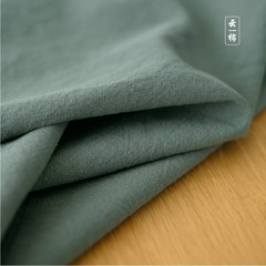 Japanese literary fresh linen linen tablecloths simple Chinese cloth table table cloth cover towels furniture and appliances Green grey Customized do not change, take the change