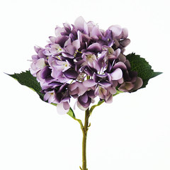 The simulation of high imitation Hydrangea flowers flower room silk flower decorations decorative flower flower flower flower inserted simulation Smoke purple