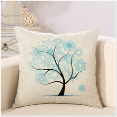 Wishing tree, Scandinavian cotton pillow pillow, office pillow, nap cushion, American sofa cushion cushion 45x45cm [single sided core] xys-1