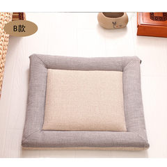 Breathable tattoo cushions, cushions, cushions, cushions, cushions, chairs, cushions, cushions, chairs, upholstery, office computers, cushions, simple size (55*30 cm), rice white, light grey side.