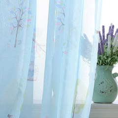 American country children's room curtain cloth ZG109 boy, girl, Korean cartoon, all shading cloth, sunshade curtain without curtain head + flat supporting window screen.