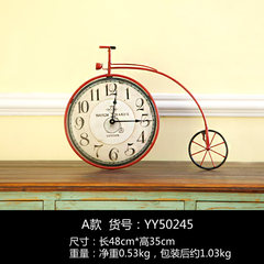Creative children room coffee shop shop wall clock wall decorations soft American Loft industrial wind accessories You can edit it after you select it Paragraph A: YY50245