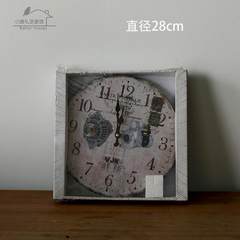 Furniture accessories european-style retro living room dining room bedroom garden clock fashion creative simple wall clock static watch 14 inch retro parts