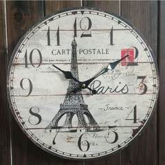 Furniture accessories european-style retro living room dining room bedroom garden clock fashion creative simple wall clock silent watch 14 inch tower