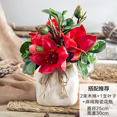 The kapok flowers bouquet boutique simulation Home Furnishing high-end decorative flower flower process to study the living room Red suit