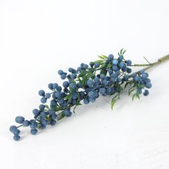 Simulation of multiple blue lotus fruit, blueberry fruit / home decorated with flowers decorated with grass Single branch — blue blue lotus fruit