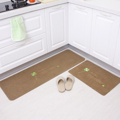[45 gifts] kitchen floor mat, long slip mat, bathroom door, absorbent door mat, bedroom balcony, 40*60+40*120CM mat, four leaf clover.