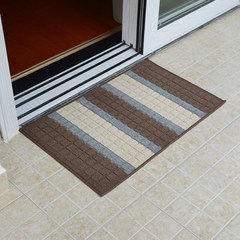 Export American brand floor mat door entry mat 50*80cm/60*90cm anti slip door mat 50× 80CM Brown lattice
