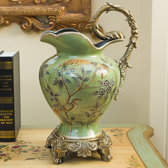 Rui Shikai poem European style of the ancient ceramic vase Home Furnishing living room decoration decoration crafts flower flower vase