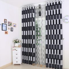 Love magic cube * post-modern minimalist curtain, shading cloth, living room bedroom, fashion custom cloth butterfly butterfly with a curtain head + fan-shaped Black 1 meter cloth (no processing).