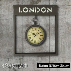 Loft American European style of the ancient iron old innotime big clock net cafe bar restaurant wall clock You can edit it after you select it Retro bell