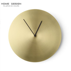 The design of /Menu/ Home Furnishing brushed stainless steel brass clock / Jewelry / import / Home Furnishing Denmark simple clock You can edit it after you select it Stainless steel money