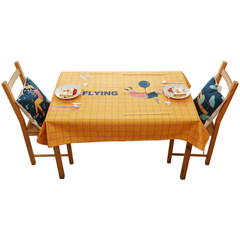 The original modern tablecloth cloth, the modern modern tea set, made of rectangular round table covers, A 140*230cm