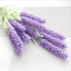 American country lavender flowers flower ornaments modern small fresh bouquet Home Furnishing living room decorative flower shop Light purple, one branch