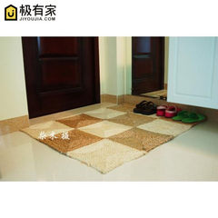 Can be customized straw mat mat tatami mats in front of the kitchen mats, yoga mats pad window 40× 60CM Corn skin knitting