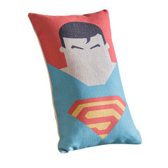 Cartoon geometry Superman Batman waist pillow pillow office simple modern art living room sofa pillow set 45*45cm pillowcase Superman