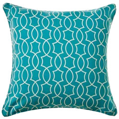 Yellow cushion pillow covers 45 square geometric print medium can be customized to the modern Home Furnishing exhibition hall decoration Large size (55*30 cm) Blue and green