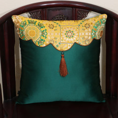 Yi Bi Xu classical Chinese sofa, garden tassel office cushion, pillow, mahogany chair, pillowcase creative giant pillow: 55X55cm Lv Yunjin