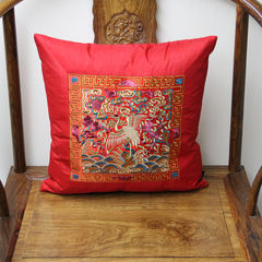 Yi Bi Xu, a Chinese classical household antique crane sofa office pillow, cushion, cushion, creativity, package [genuine guarantee] 45 days without reason to return Flamingo
