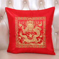 Yi Bi Xu, Chinese classical home furnishing antique crane sofa office pillow, cushion, cushion cushion, originality, package [genuine guarantee] 45 days without reason to return red dragon