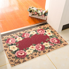 Carpet doormat, bathroom door, bathroom floor mat, bathroom mat, door mat, doormat, door mat, door, 60*90cm, doormat, flat, leopard print.