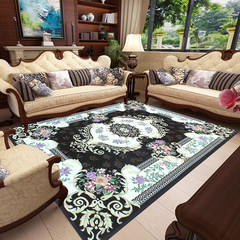 European style living room carpet, rectangular tea table mat weft weft knitting fabric jacquard bedside carpet carpet wash 200*240 cm (send) 165 (Tibet Qing)