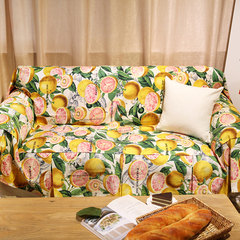 [] Ying homes grapefruit fresh garden sofa towel cover all sided fruit full skirt custom sofa cover 1847. grapefruit 190*200cm