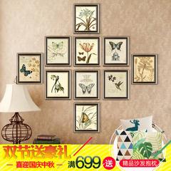 Butterfly dance feiyang American country adornment picture frame picture of sofa in the living room wall murals modern painting porch hang a picture to 40 * 50 (cm) import box + dermatoglyph membrane + organic glass need to customize a single price, other styles can contact customer service, two pac