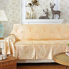 Luo Yi Home European style fabric sofa covers all the four seasons, General Assembly sofa cushion, sofa mat, Yushu champagne.