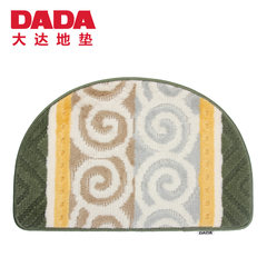DADA up to beautiful pattern, antiskid, absorbent outdoor doormat, loiter pad, mat, 40×, 60CM DA7493 semicircle.