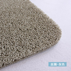 Reed mat, doormat, door, doormat, kitchen hall, water bath mat, bathroom mat, 40×, 60CM wire coil grey.