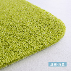 Reed mat, doormat, door, doormat, kitchen hall, water bath mat, bathroom mat, 40×, 60CM wire coil green.