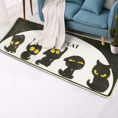 Everyday, special price, cute dog floor mat, cartoon bedroom door mat, bedside bedside kitchen slippery mat 40×, 60CM five cats.
