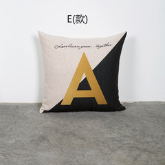Modern minimalist sofa cushion, office pillow, bed head back car, waist cushion, pillow pillow, waist pillow pillow No. (55*30 cm) E